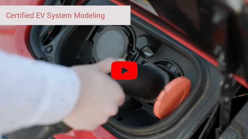 Certified EV System Modeling
